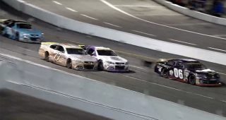 Reese’s Sweet Move of the Race: Landon S. Huffman makes a late move for second at Nashville